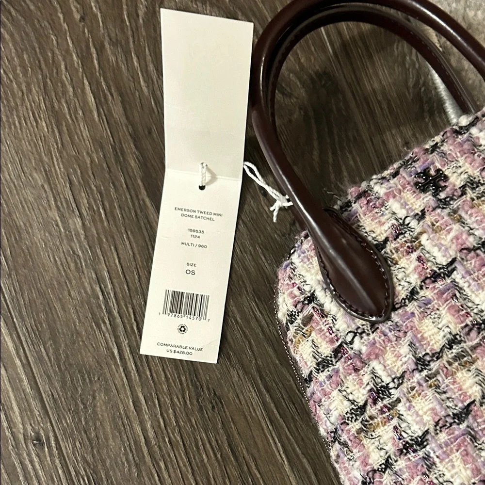 Tory Burch compact tweed